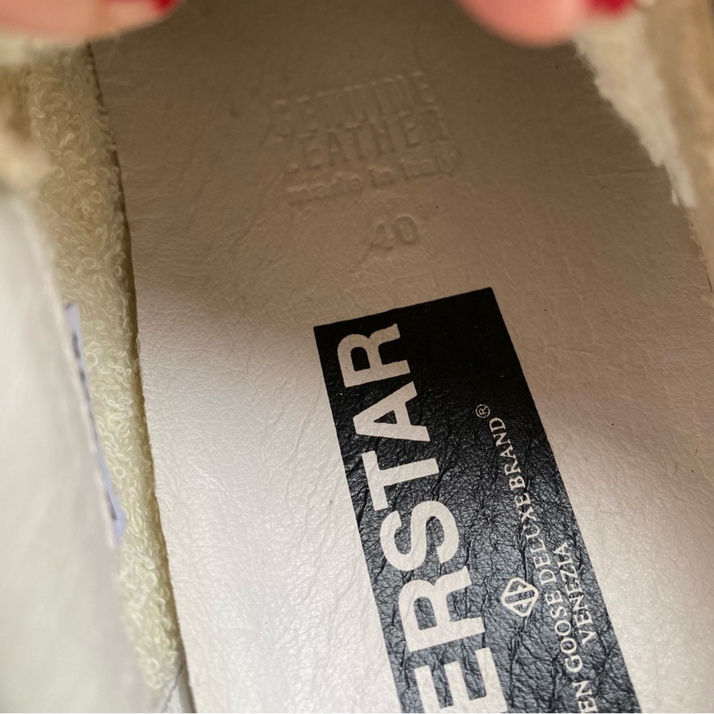 GOLDEN GOOSE
Superstar leather sneakers pink glitter shoes size 40 - Picture 7 of 15